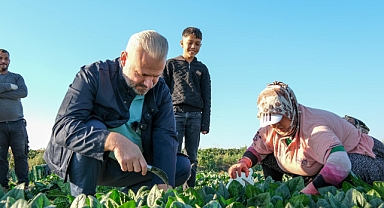 Menemen'de tarladan sofraya birlik Rüzgarı