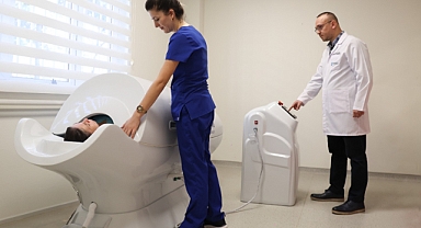 DEÜ'nün Getat merkezinde Ozon Sauna uygulaması hizmete girdi