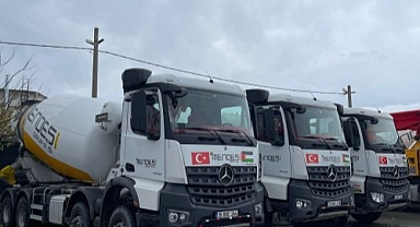 Mendeş Beton'dan İsrail zulmüne 'Bayrak'lı tepki