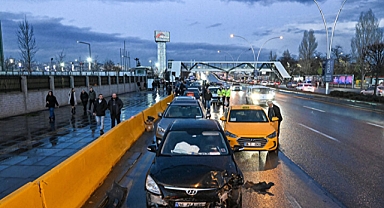 Ankara’da zincirleme kaza