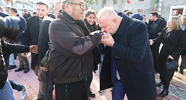  Başkan Pehlivan yola hayır dualarıyla çıktı