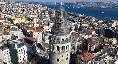 Galata Kulesi’nde nefes kesen restorasyon
