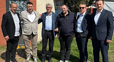 Balkanlar'dan Buca Adayı Adnan Öztekin'e anlamlı destek