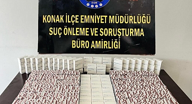 İzmir’de 23 bini aşkın sentetik ecza hapı ele geçirildi