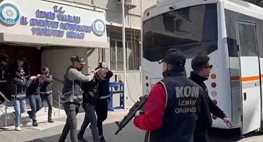İzmir’deki suç örgütlerine operasyonda 15 tutuklama