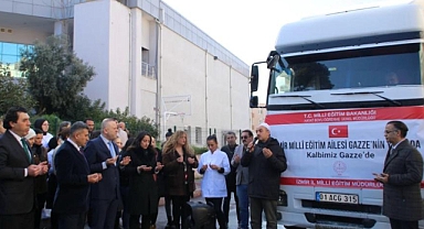 İzmir Eğitim Ailesinin Gazze’ye Yönelik Yardım Faaliyetleri Sürüyor