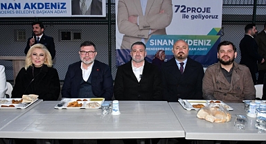 Menderes Başkan Adayı Sinan Akdeniz; “Daha çok gönül sofraları kuracağız.’’