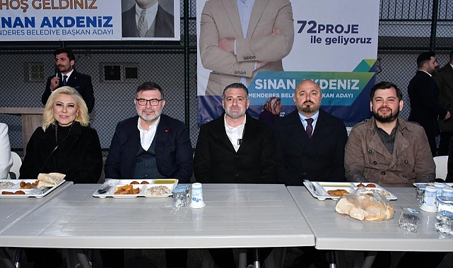 Menderes Başkan Adayı Sinan Akdeniz; “Daha çok gönül sofraları kuracağız.’’