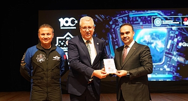  Sanayi ve Teknoloji Bakanı Kacır ile Türkiye’nin ilk astronotu Gezeravcı, EÜ’ye konuk oldu