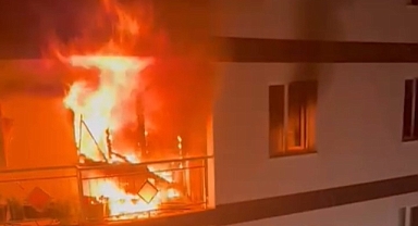 Yangında mahsur kalan babası için attığı çığlıklar yürek dağladı