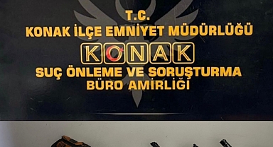 İzmir'de kaçak silah atölyesi baskınında 3 gözaltı