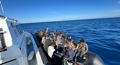 Ölüm yolculuğuna 'dur' dendi, 11'i çocuk 56 düzensiz göçmen yakalandı